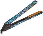 Chi ceramic flat iron blue leopard